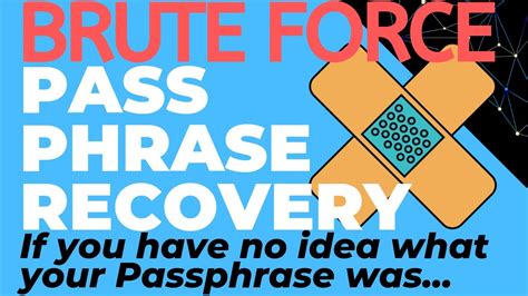 If you chose your <b>passphrase</b> well, then that will take them a lot of time and computing power. . Bip39 passphrase brute force